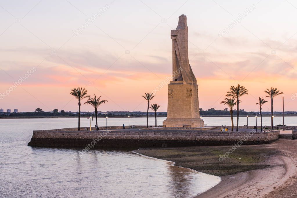 Discovery Faith Christopher Columbus Monument in Palos de Fronte