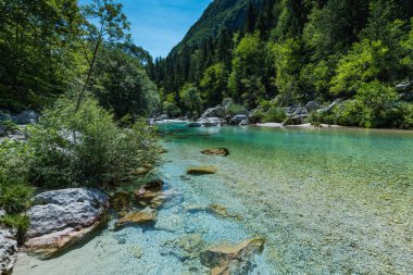 SOCA nehir Triglav Ulusal Parkı, Slovenya