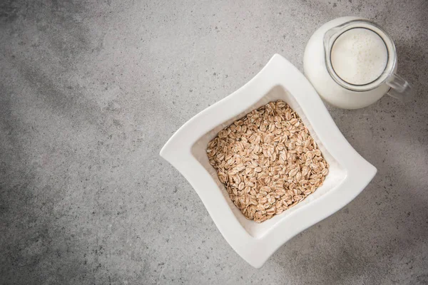 Зернова гранола здоровий сніданок, простір для копіювання — стокове фото