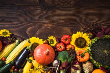 Sonbahar sınır arka plan