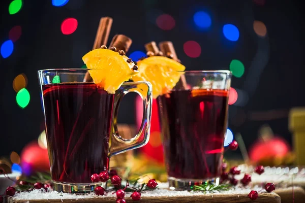 Rezept für Glühwein für kalte Wintertage — Stockfoto