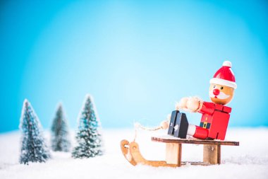 Santa oyun kompleksler, kış ve Noel zamanı iyi eğlenceler