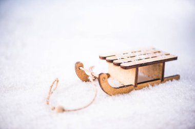 Antika ahşap kompleksler karda