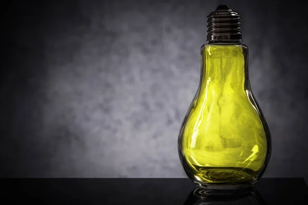 Green electricity bulb concept — Stock Photo, Image