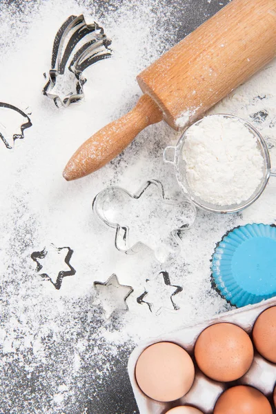 Making cookies concept background — Stock Photo, Image