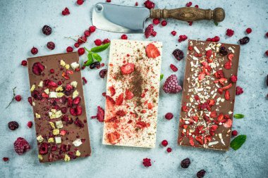 Esnaf el yapımı çikolata bar