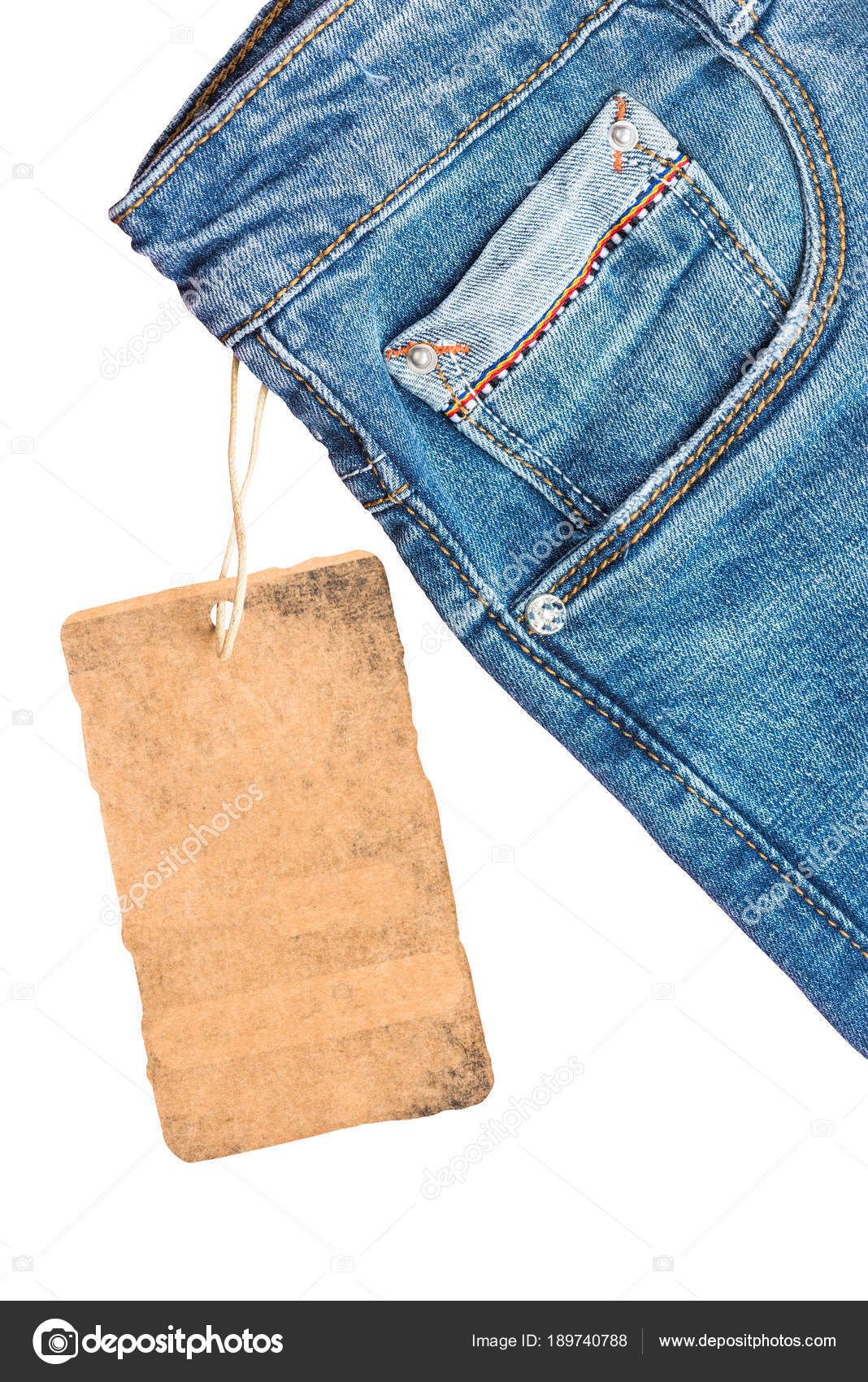 Download Jeans Trousers Label Template Mockup Stock Photo Image By C Merc67 189740788