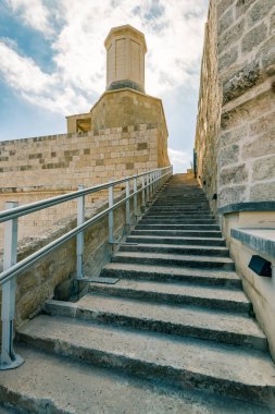 Üst barakalarda Fort Saint AngIeo, Malta