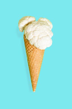 Diyet kavramı yaz, dondurma Mey