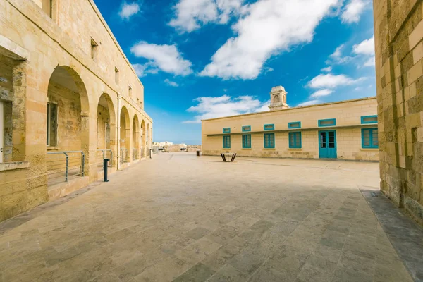 フォート サン アンジェロの建物、Birgu、マルタ — ストック写真