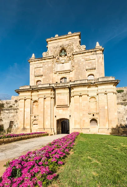 Η πύλη της Notre Dame, Μάλτα αρχιτεκτονική — Φωτογραφία Αρχείου