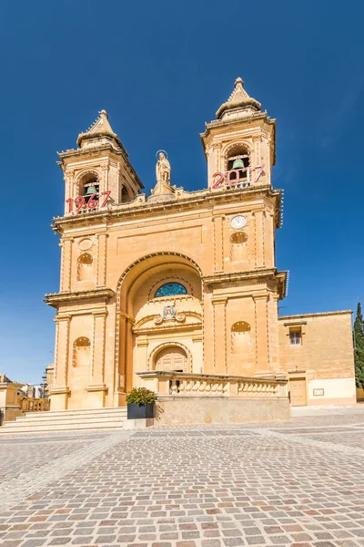 파리 교회 Marsaxlokk, 몰타 — 스톡 사진