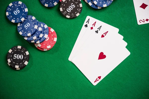 Poker and casino games concept — Stock Photo, Image