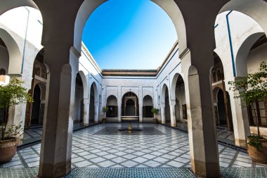 Çeşme, Bahia Palace, Fas ile avlu