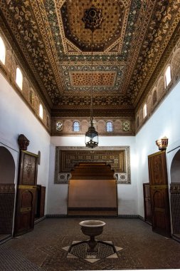İç Müslüman Bahia Palace Marrakesh, Morocco.