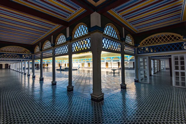 Beautiful courtyard in Bahia Palace,Morocco — Stock Photo, Image