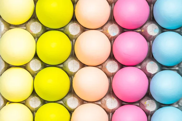 Renkli Paskalya yumurtaları görünümü kapatın — Stok fotoğraf