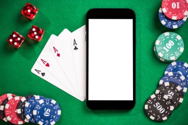 Alay up ve hat casino ve poker için şablonu