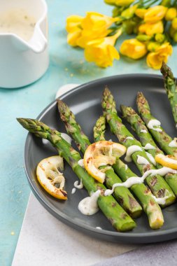 Sağlıklı yeni bahar mevsimi sebze ızgara