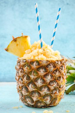 tropikal kokteyl, ananas granita 