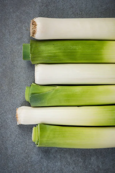 Spring season fresh leek vegetable — Stock Photo, Image