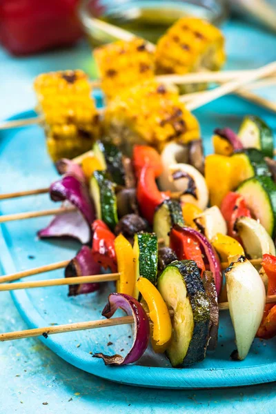 Comida colorida para fiestas para vegetarianos — Foto de Stock