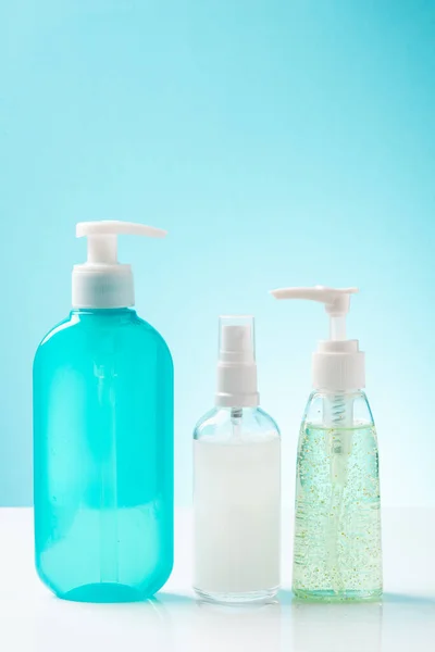 Gel Desinfectante Para Manos Productos Para Higiene Personal Las Manos — Foto de Stock
