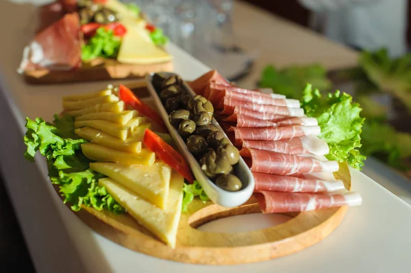 Primer plano de los alimentos tradicionales montenegrinos Imagen de stock