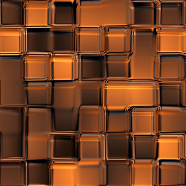 Sorunsuz doku soyut kareler 3d çizim