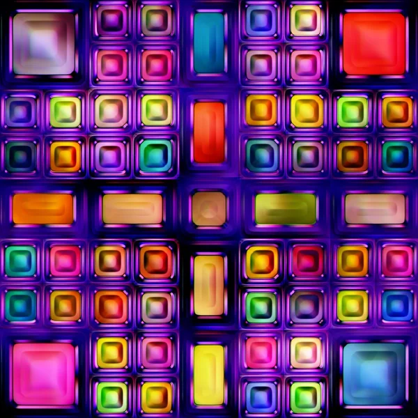 Бесшовная текстура абстрактных ярких ярких красочных геометрических фигур — стоковое фото