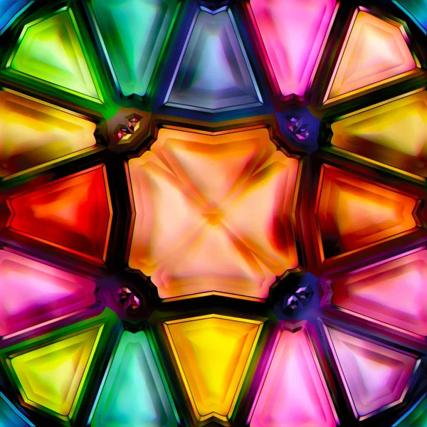 Struttura senza cuciture di astratto brillante brillante forme geometriche colorate — Foto Stock