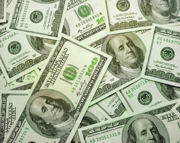 The background texture of dollars — Stock Photo, Image