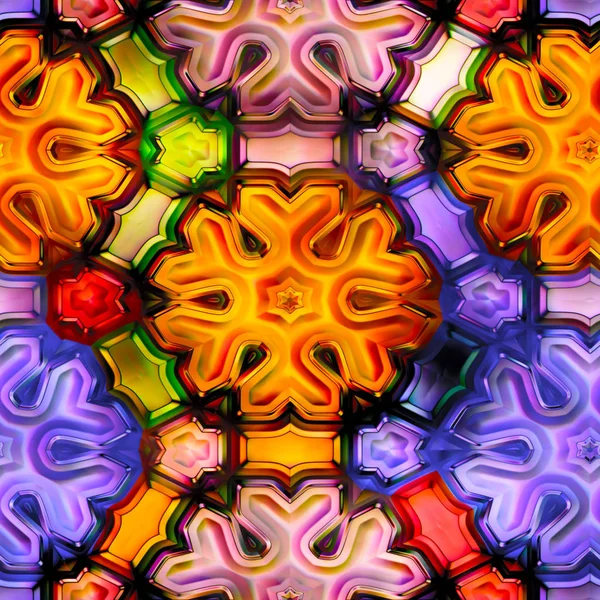Naadloze textuur van abstract helder glanzend kleurrijk — Stockfoto