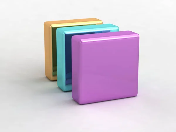 Cubo bloque carpeta archivo — Foto de Stock