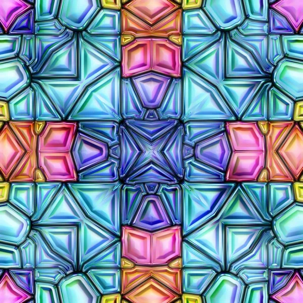 Naadloze textuur van kleurrijke heldere abstractie patroon — Stockfoto