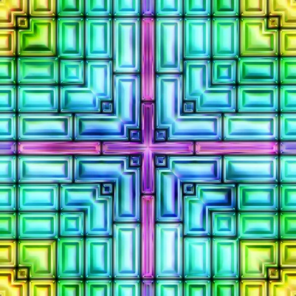 Naadloze textuur van kleurrijke heldere abstractie patroon — Stockfoto
