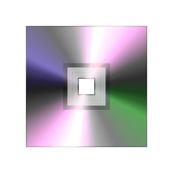 Rendering Square Drive Isolated White Latest Invention — Stock Photo, Image