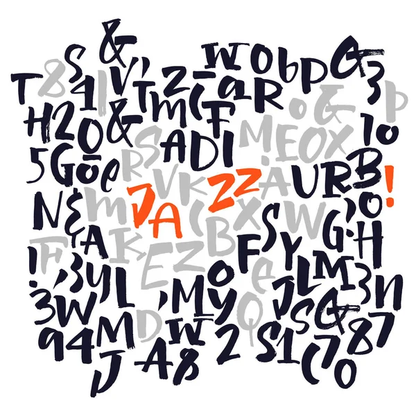 Wektor alfabetu. Plakat — Wektor stockowy