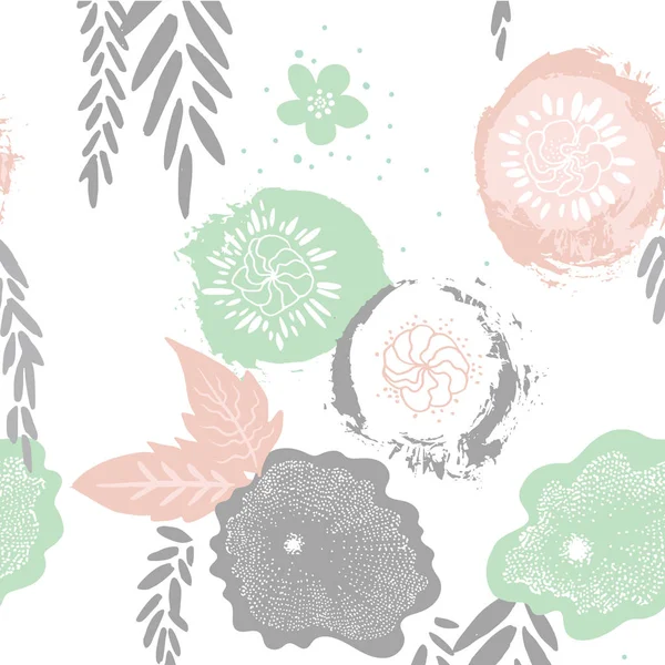 Floral japan style pattern — Stock Vector