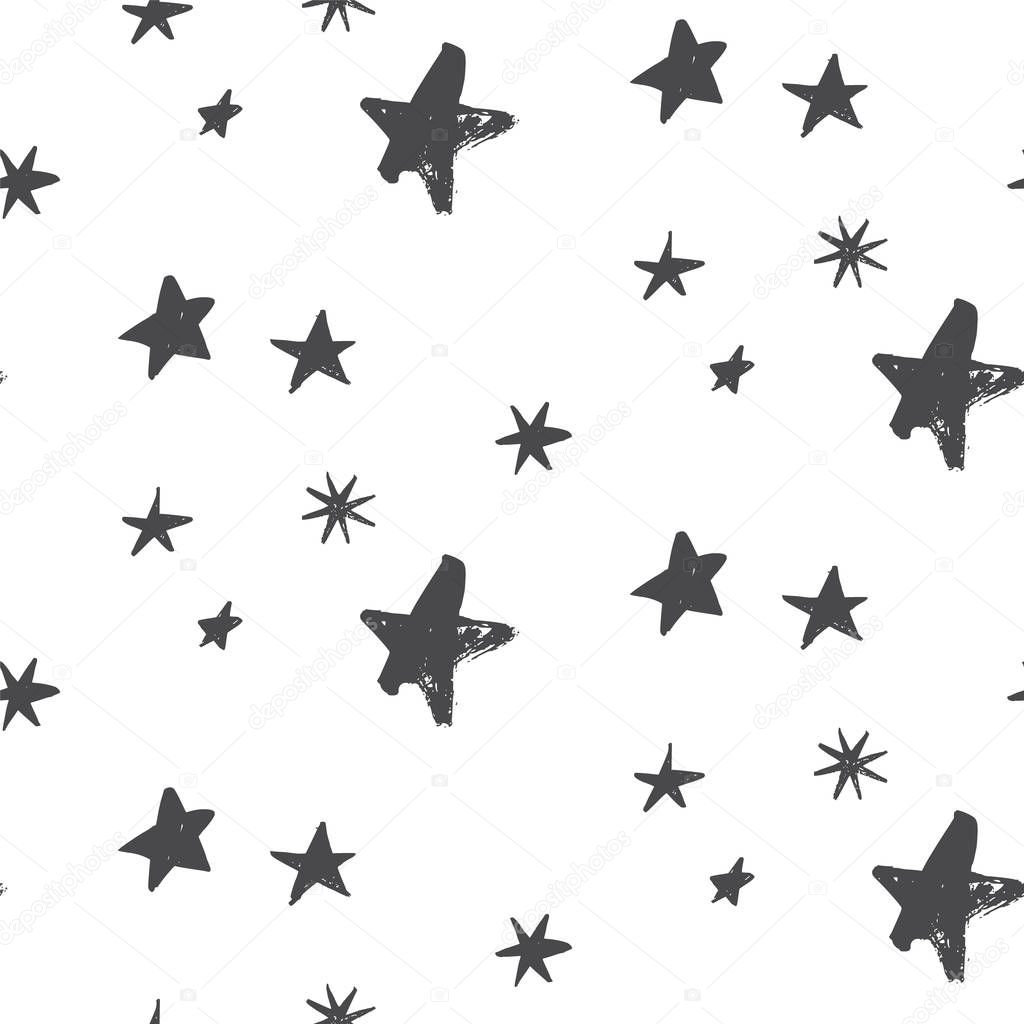 Star Christmas night pattern