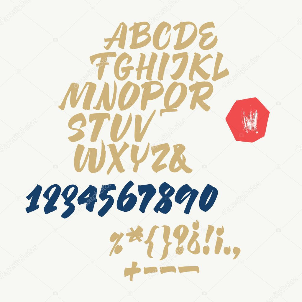 Stay Tuned Handwritten Bold Italic Font. Brush Script