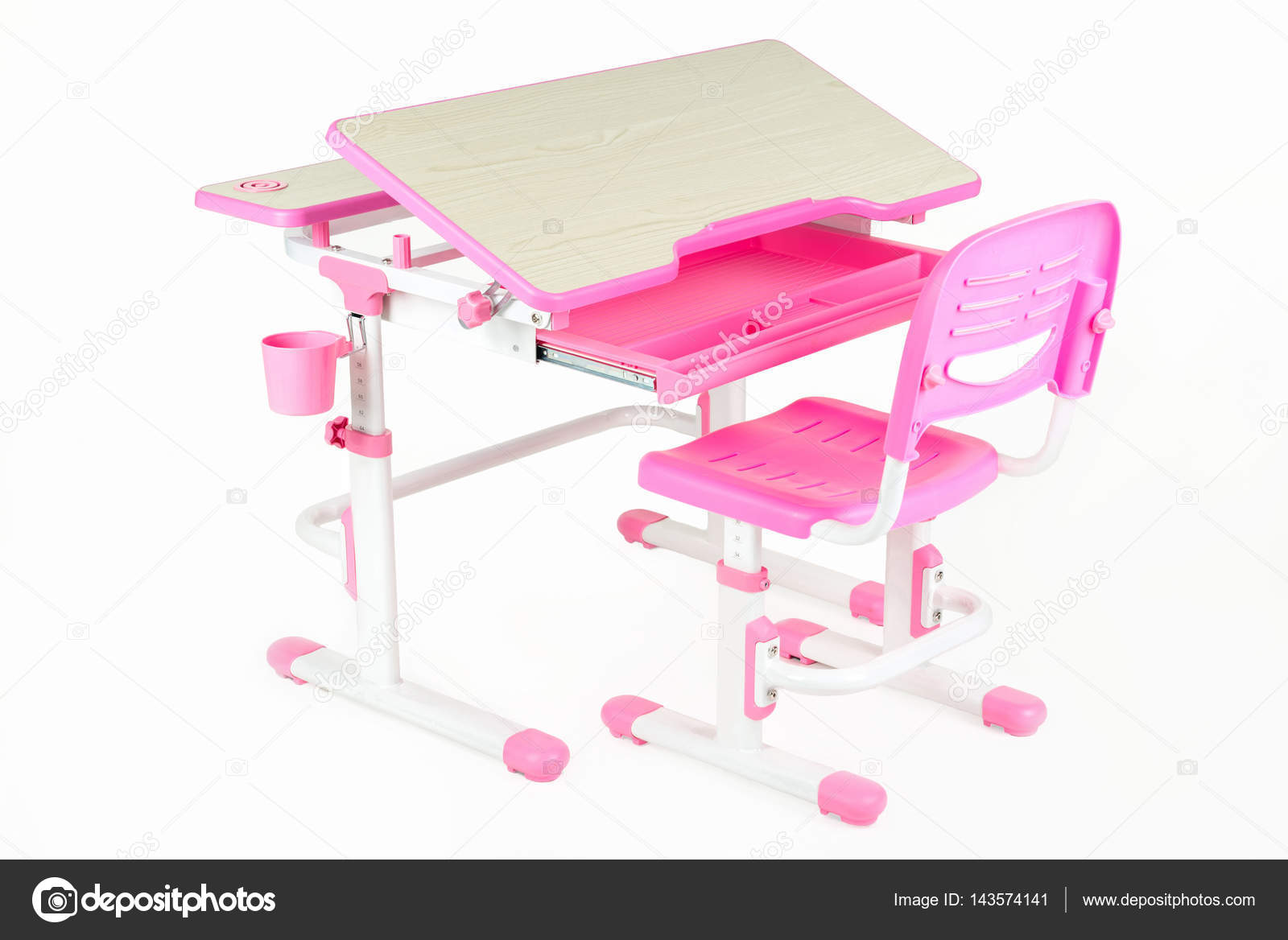 Pink School Desk Stock Photo Eremey90 143574141 Pink School Desk Stock Photo