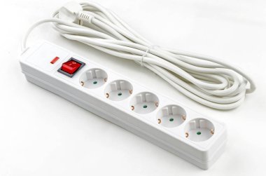 Beyaz Electroextension beş yuva