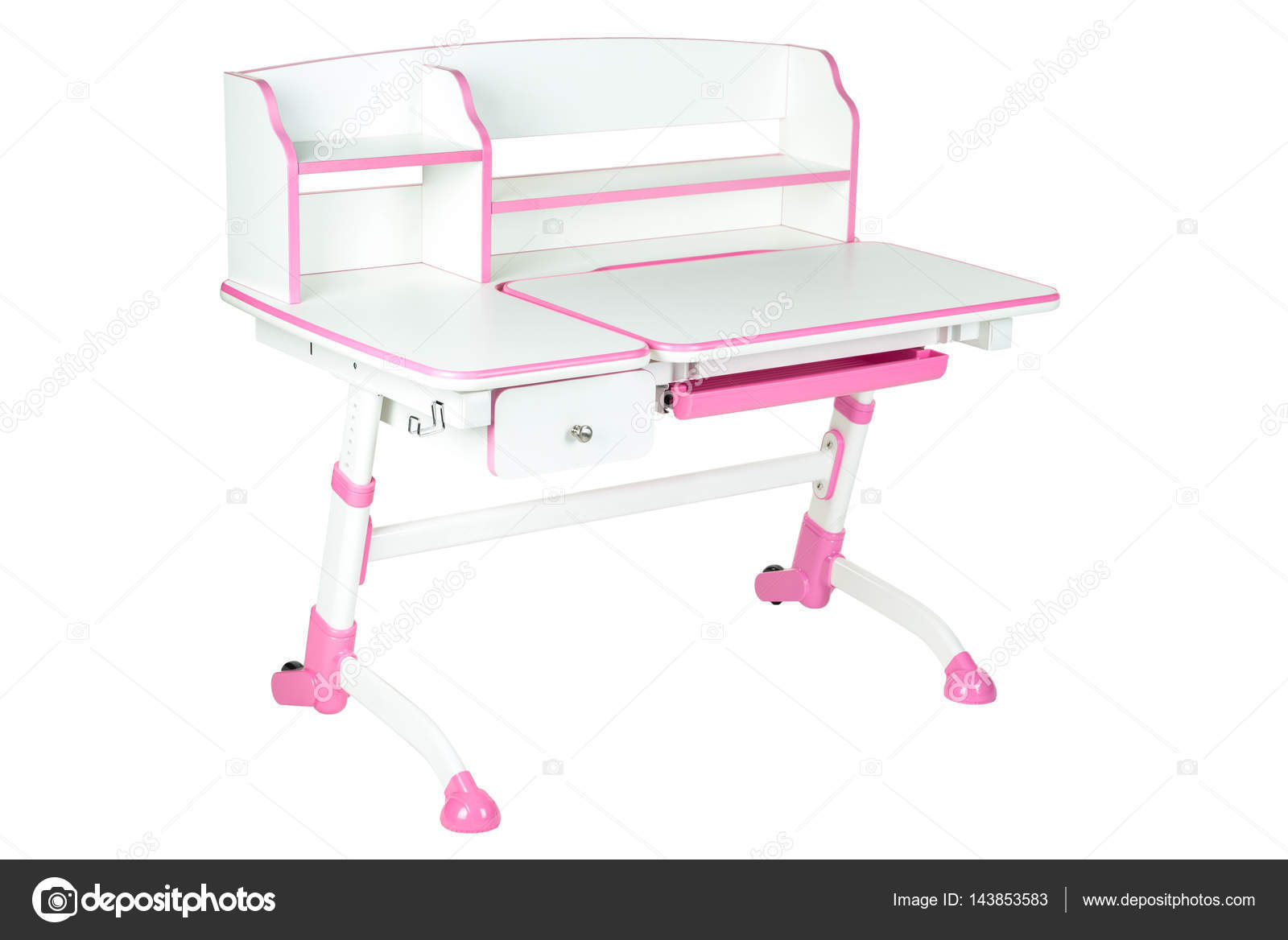 Pink School Desk Stock Photo C Eremey90 143853583