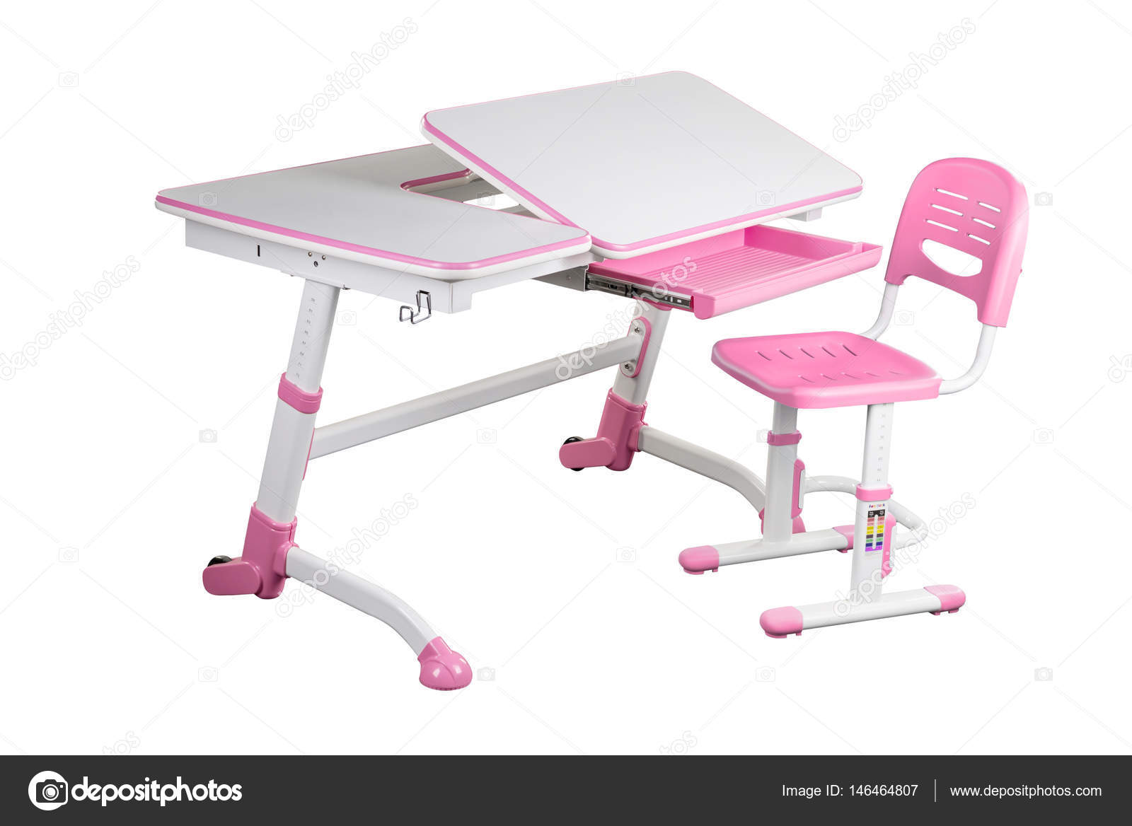 Pink School Desk And Chair Stock Photo Eremey90 146464807 Pink School Desk And Chair Stock Photo