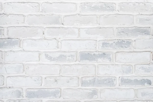 Fondo blanco horizontal abstracto de una pared de ladrillo . —  Fotos de Stock