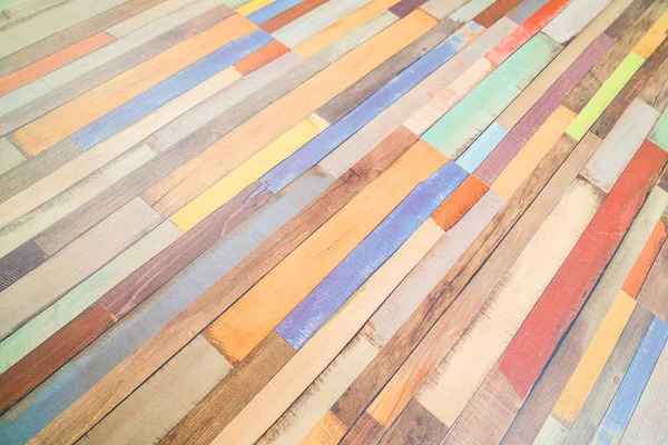 Fundo de azulejos retangular horizontal colorido com perspectiva em — Fotografia de Stock