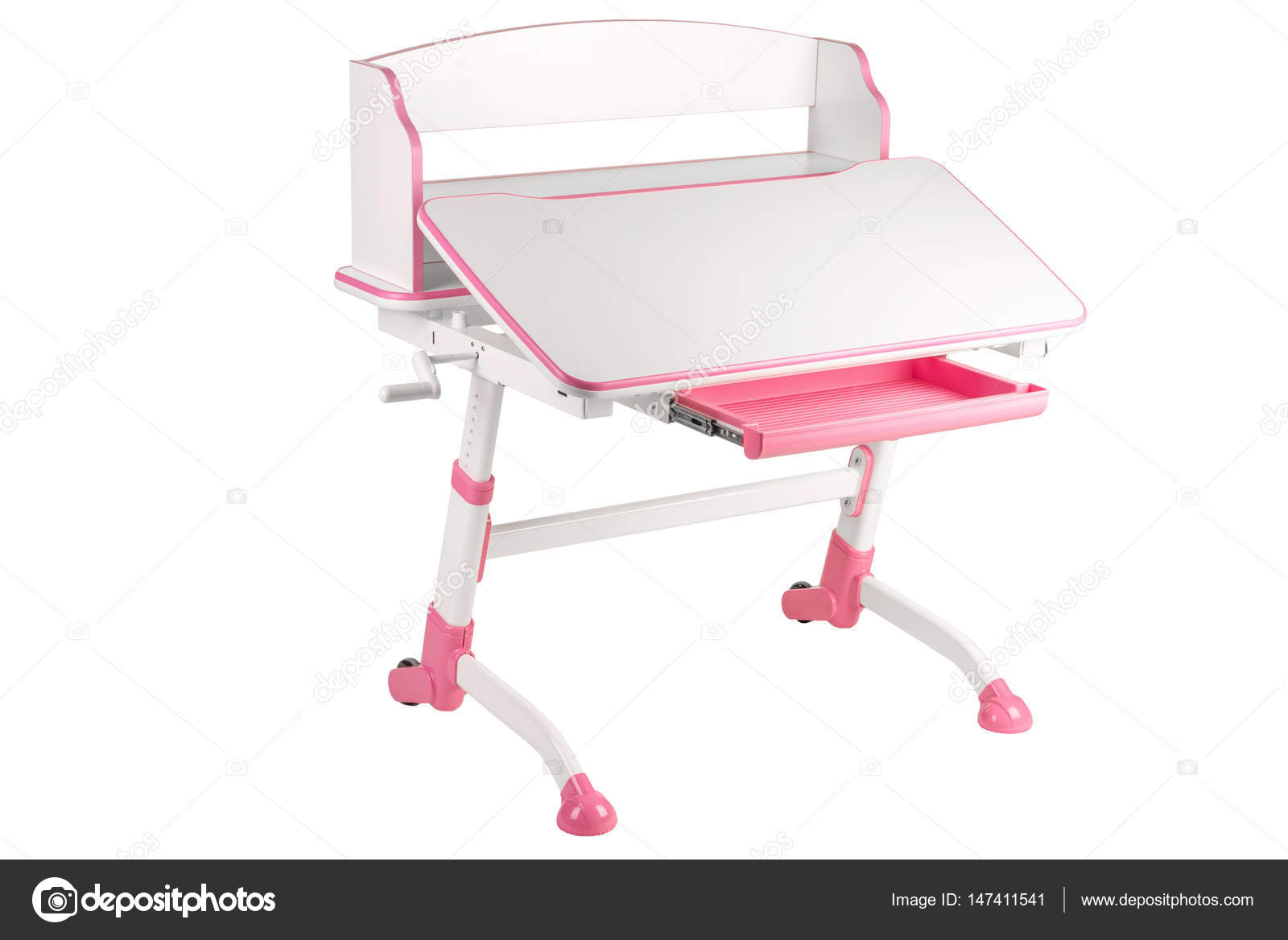 Pink School Desk Stock Photo C Eremey90 147411541