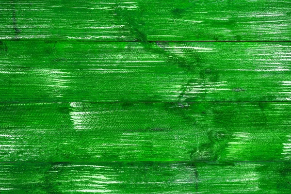 Luminose tavole di legno verde con una texture per lo sfondo. Telaio orizzontale — Foto Stock