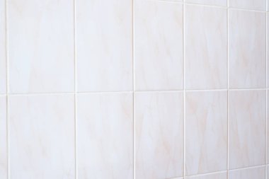 Beyaz mozaik arka plan ve doku döşer. Yatay Çerçeve